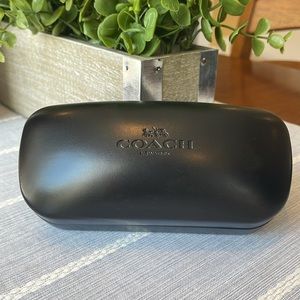 Coach hard cover glasses case